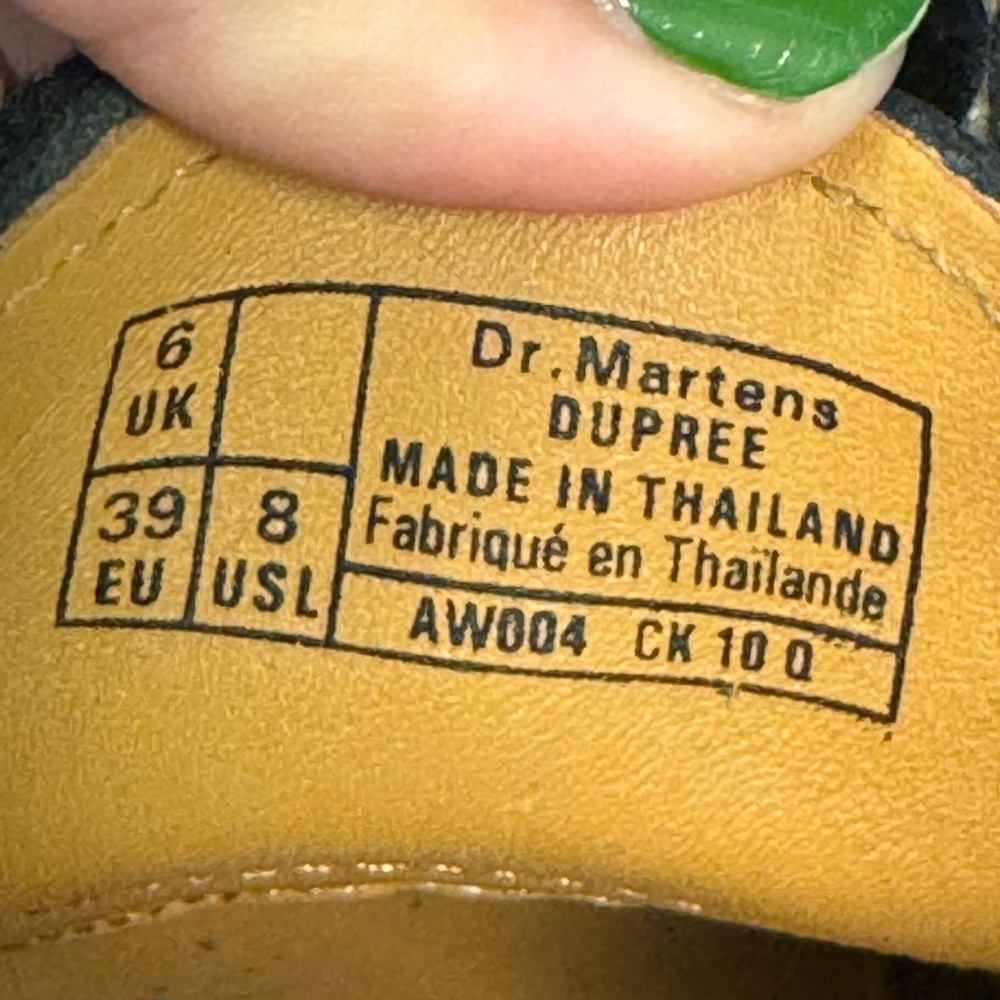 Dr. Martens Black Chunky Shoes - Picture 6 of 6